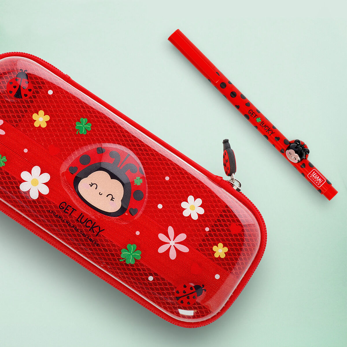 Trousse Transparente Rigide Ladybug - WonderWow
