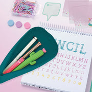 Trousse en Silicone Souple Petrol Blue - Cute!