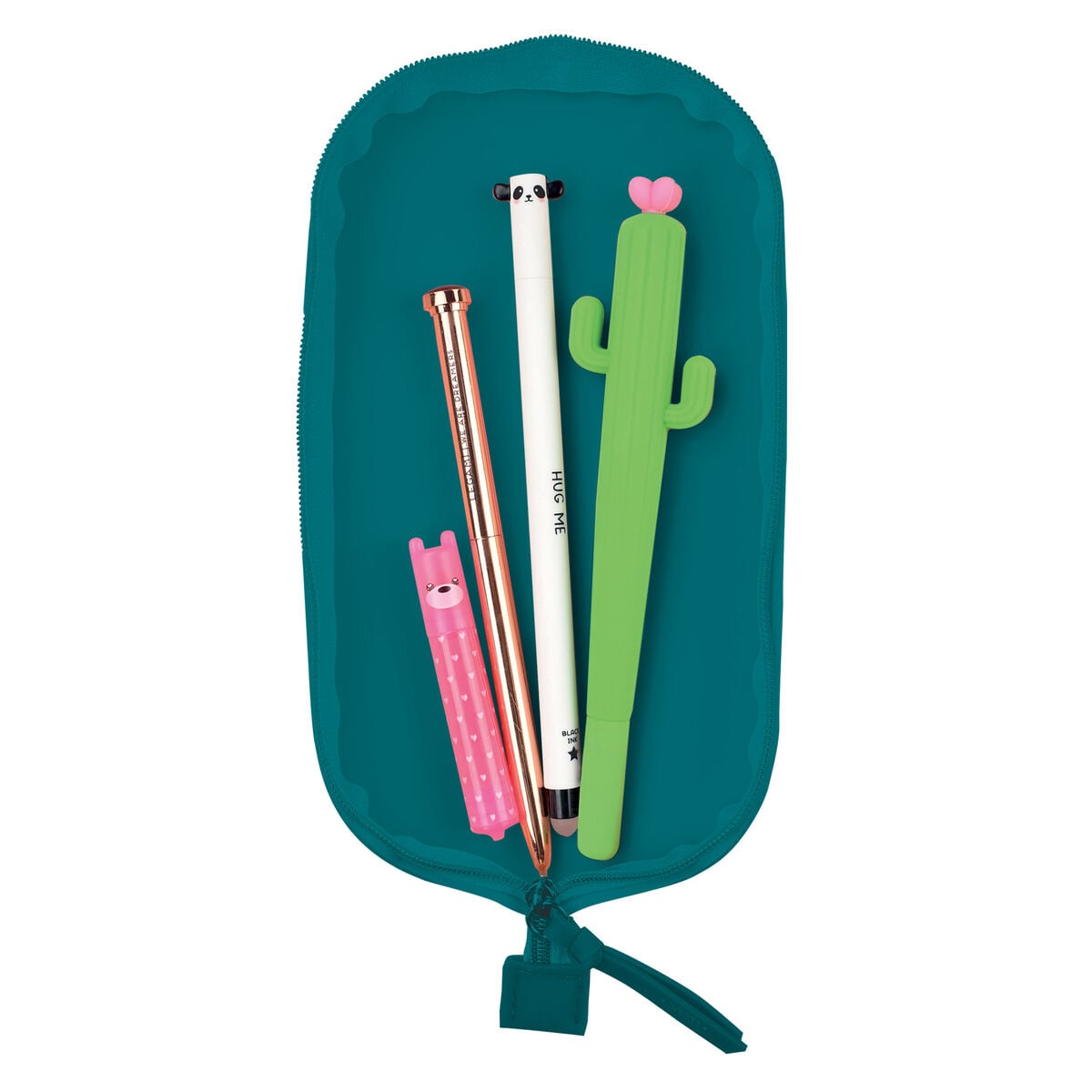 Trousse en Silicone Souple Petrol Blue - Cute!