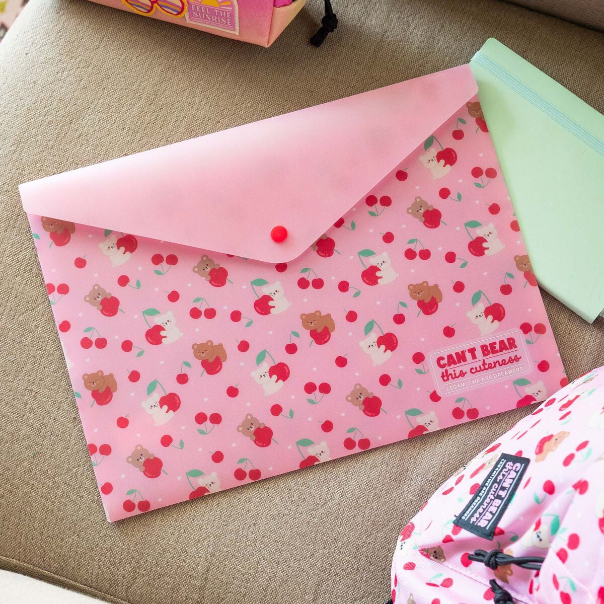 Petit Porte-documents - Fold & Order - Teddy Bear