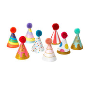 Set de 8 Chapeaux Festifs - La fête est en marche