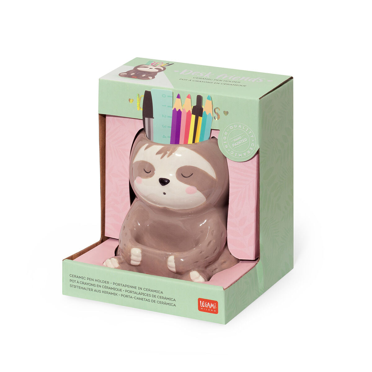 Pot à Crayons en Céramique Sloth - Desk Friends