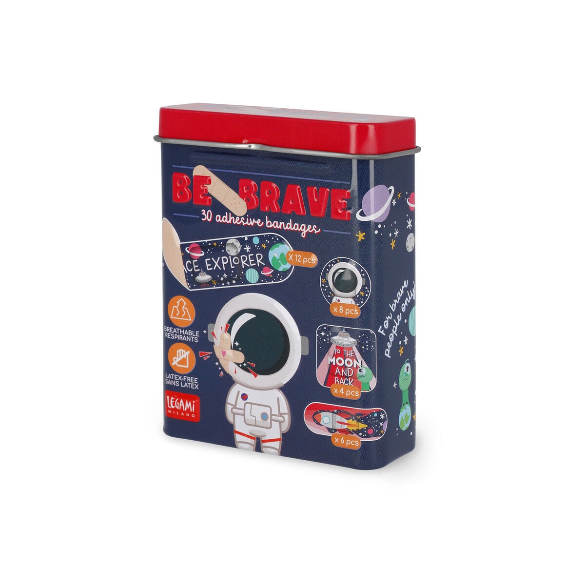 30 Pansements Imprimés Space - Be Brave