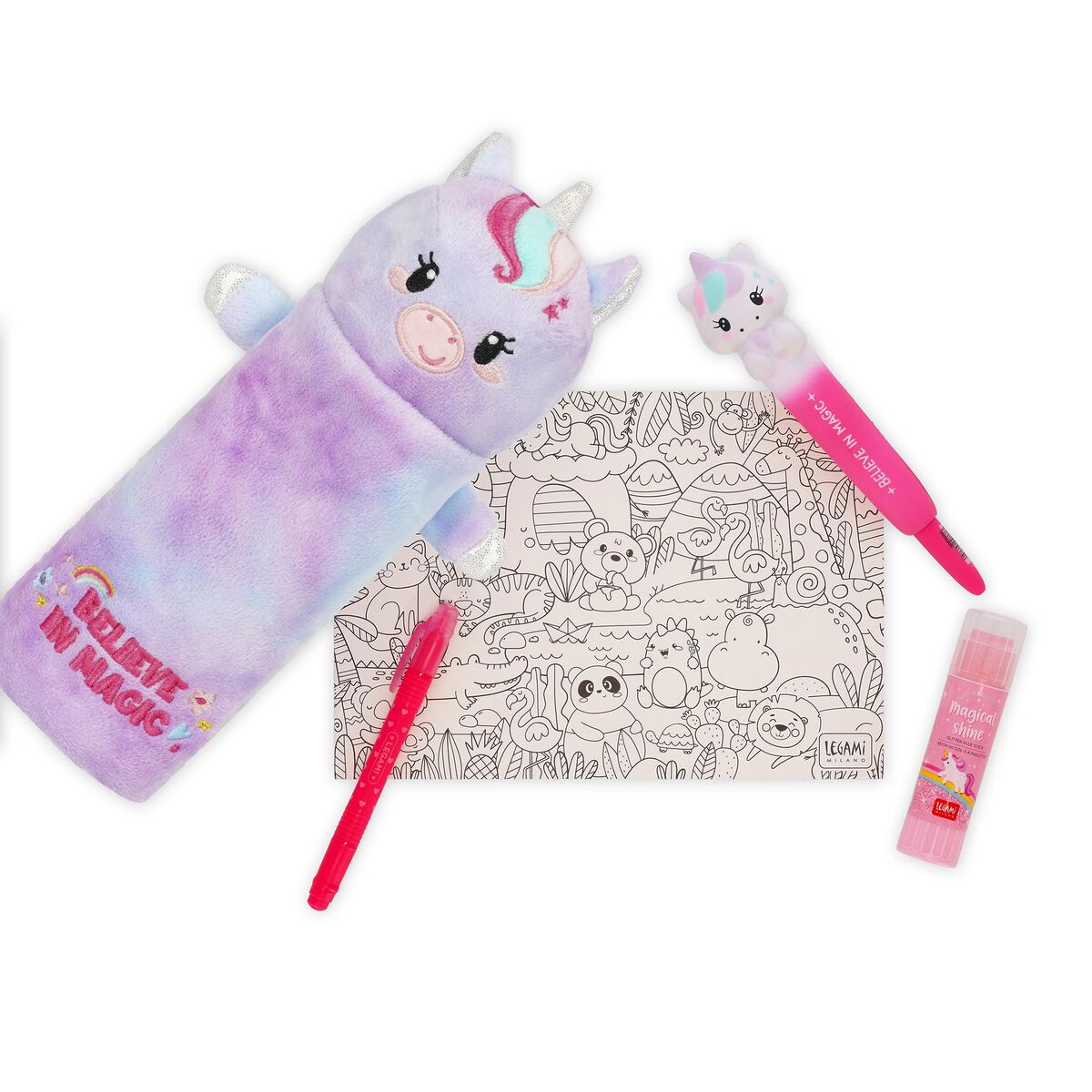 Trousse Feutrée Douce Unicorn « Believe in Magic » - Super Soft!