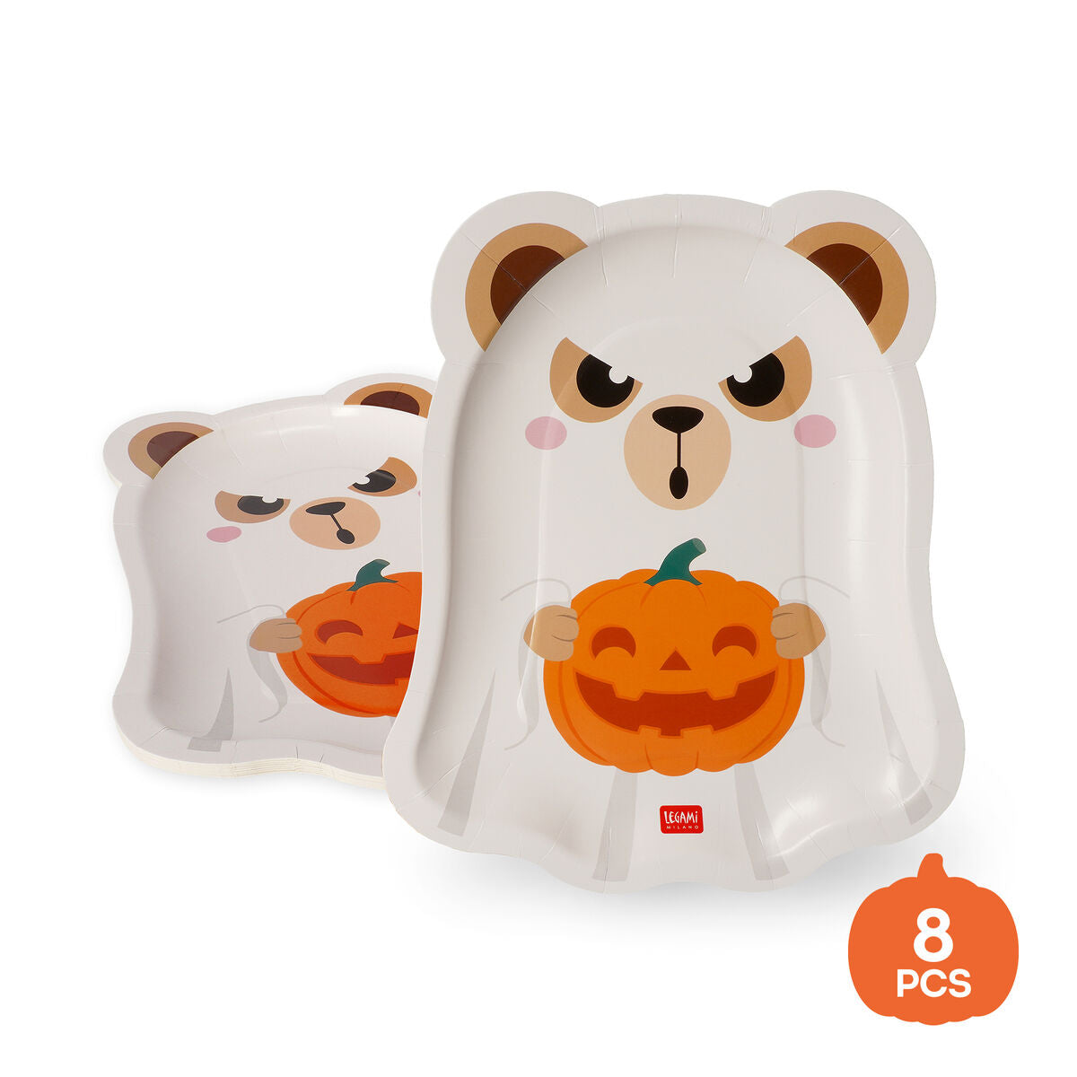 Set de 8 Assiettes en Carton - Boo Appétit!
