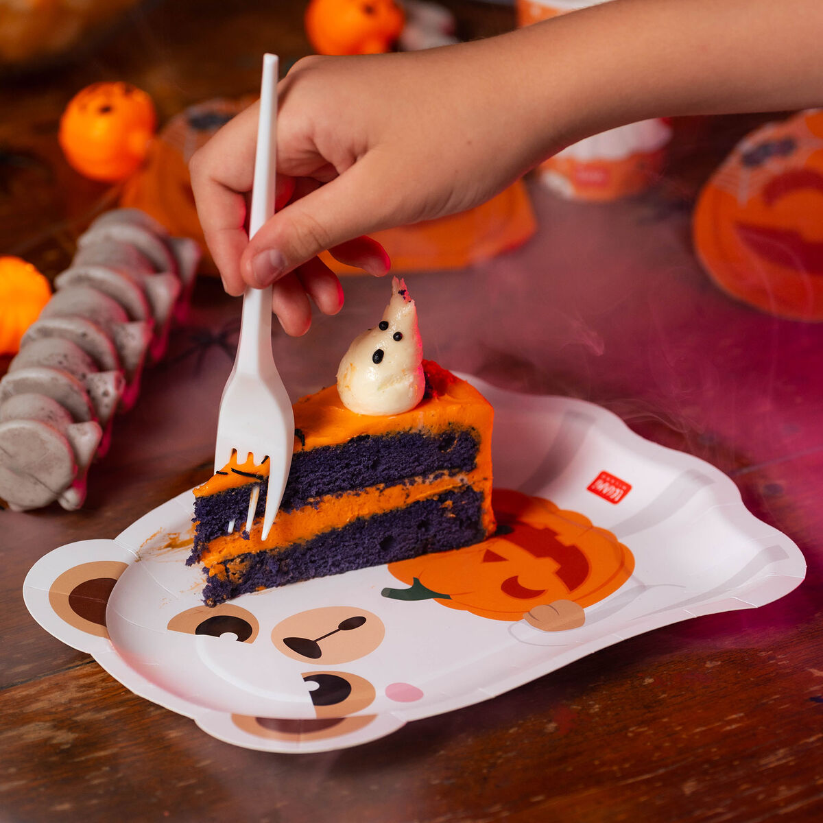 Set de 8 Assiettes en Carton - Boo Appétit!