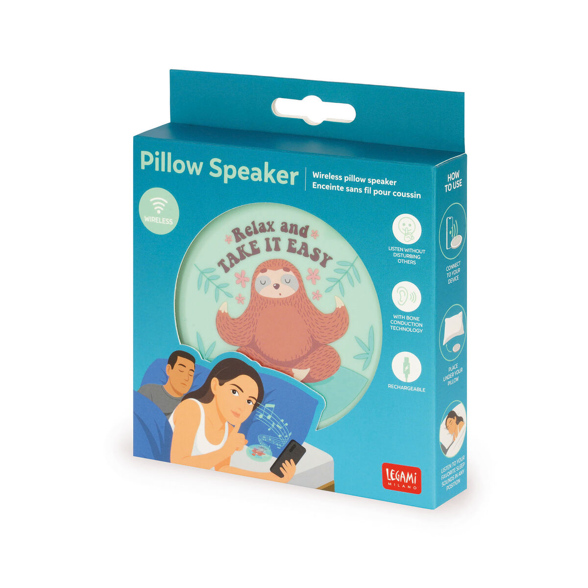 Enceinte Sans Fil pour Coussin - Kitty - Pillow Speaker