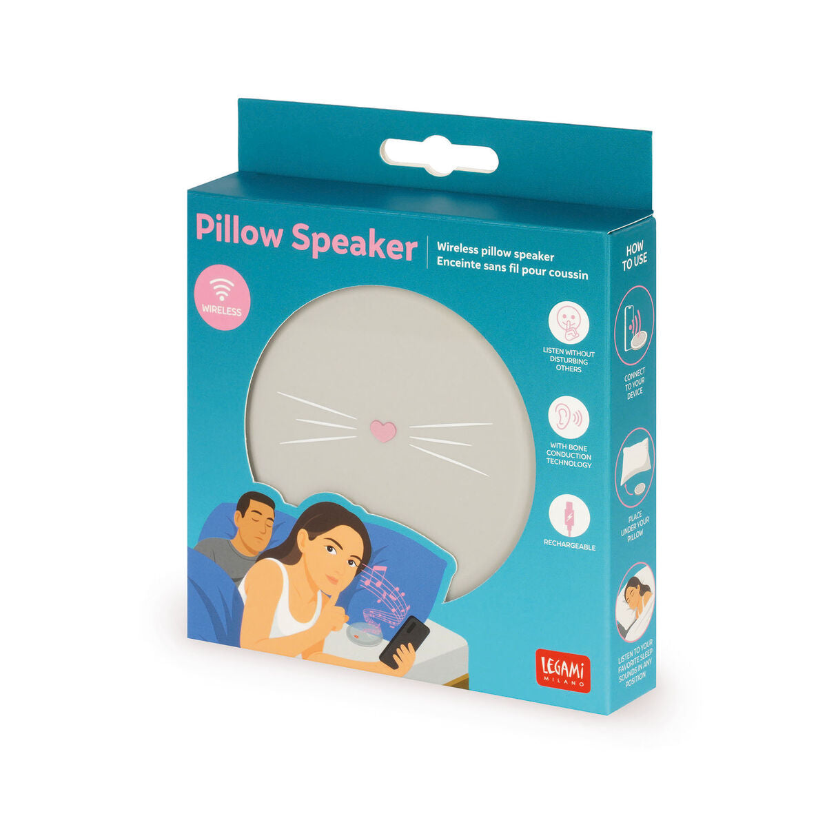 Enceinte Sans Fil pour Coussin - Sloth - Pillow Speaker