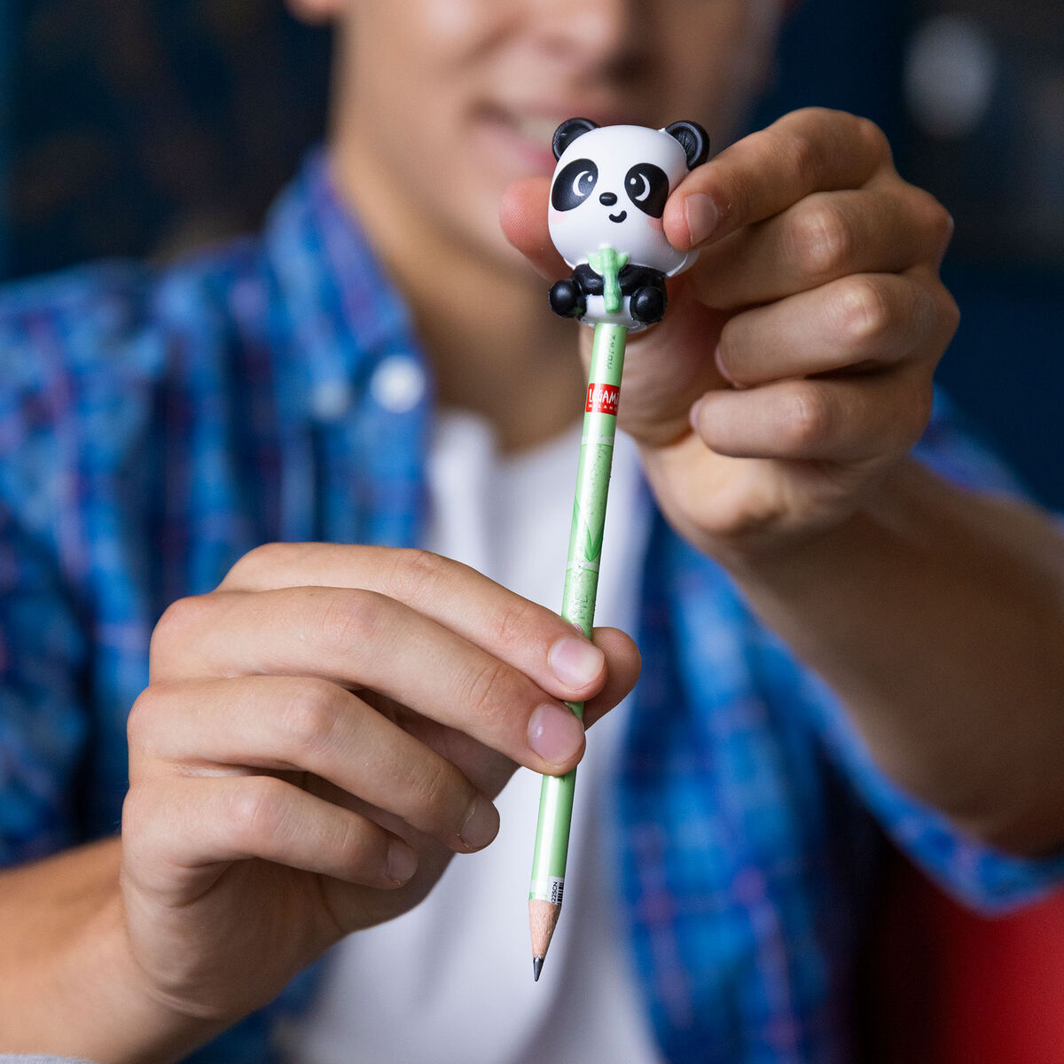 Crayon avec Anti-stress Panda « Hug me » - Squeezies