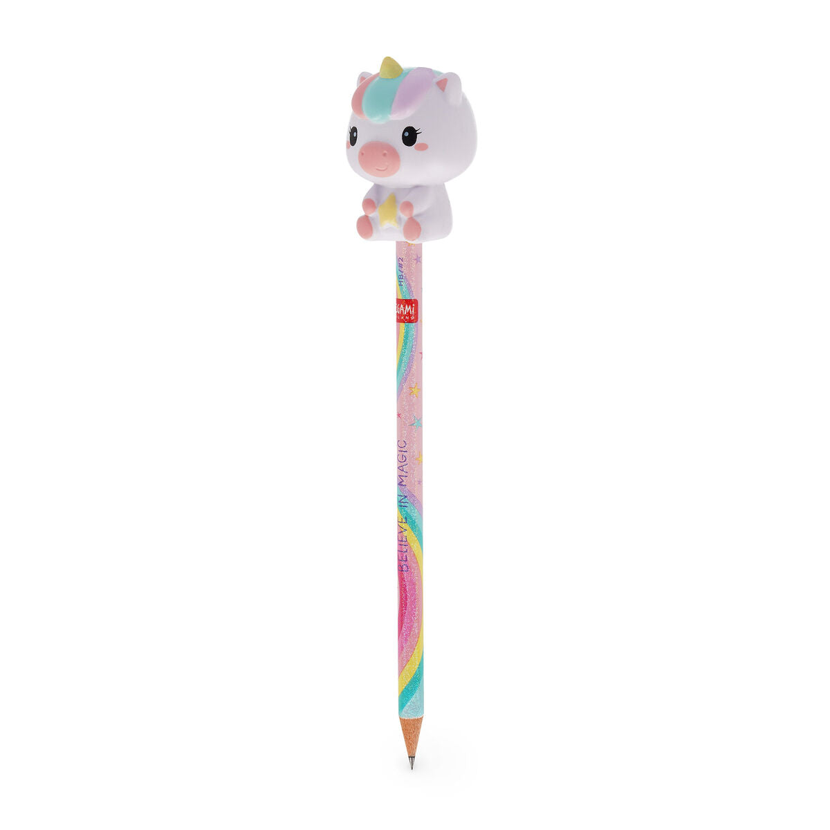 Crayon avec Anti-stress Unicorn « Believe In Magic » - Squeezies