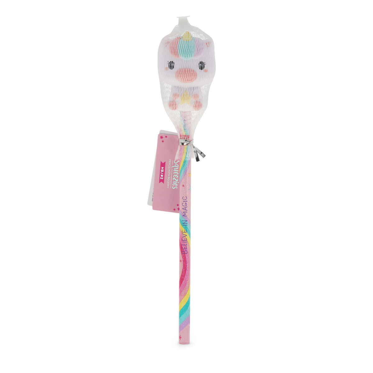 Crayon avec Anti-stress Unicorn « Believe In Magic » - Squeezies