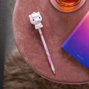 Crayon avec Anti-stress Unicorn « Believe In Magic » - Squeezies