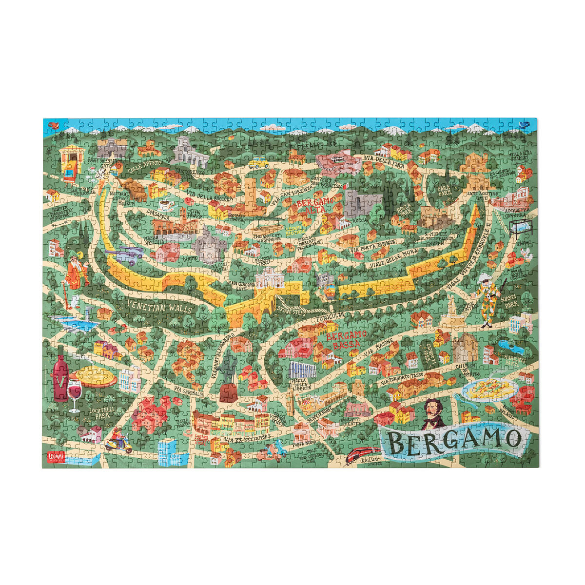 Puzzle de 1000 pièces - Bergamo