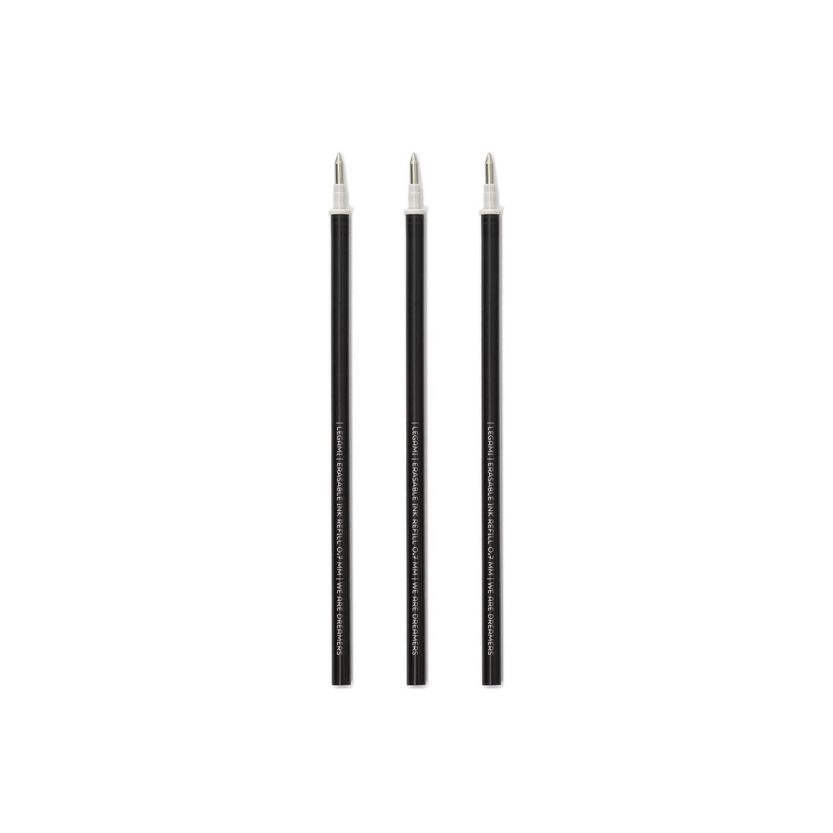 Set de 3 Recharges pour Stylo Effaçable - Encre noire - Erasable Pen