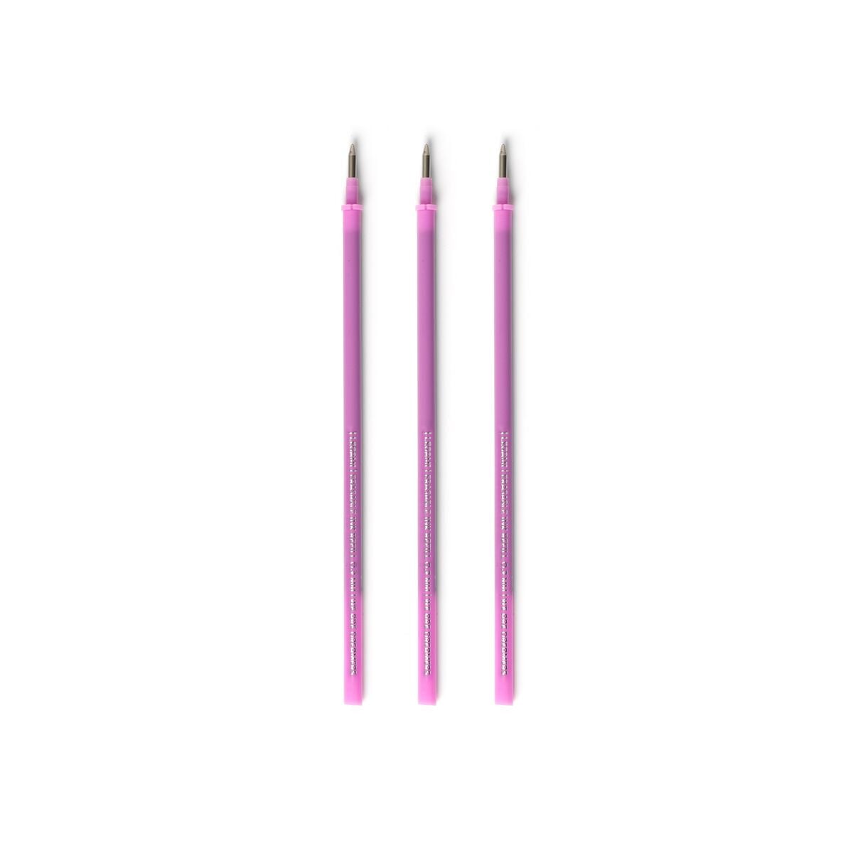 Set de 3 Recharges pour Stylo Effaçable - Encre violette - Erasable Pen