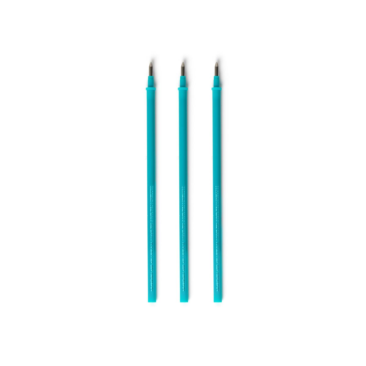Set de 3 Recharges pour Stylo Effaçable - Encre turquoise - Erasable Pen