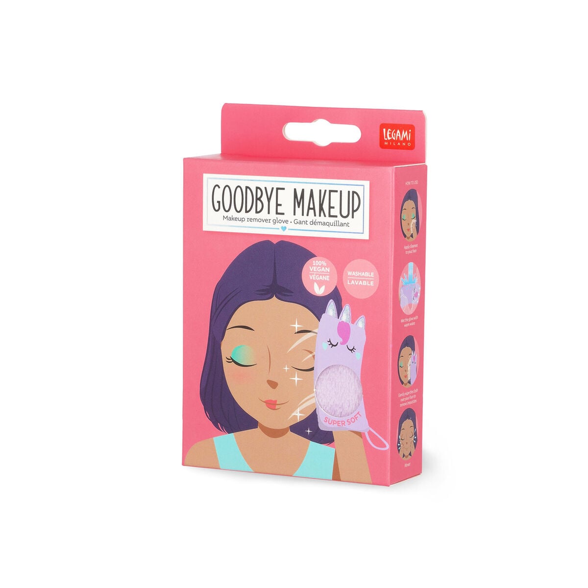 Gant démaquillant Unicorn - Goodbye Makeup !