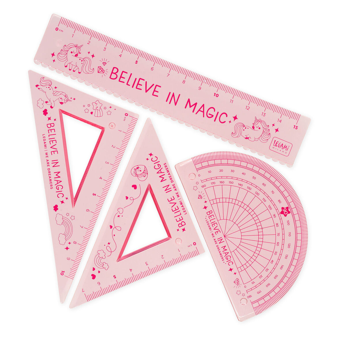 Set de Géométrie Licorne - Vous règnez!