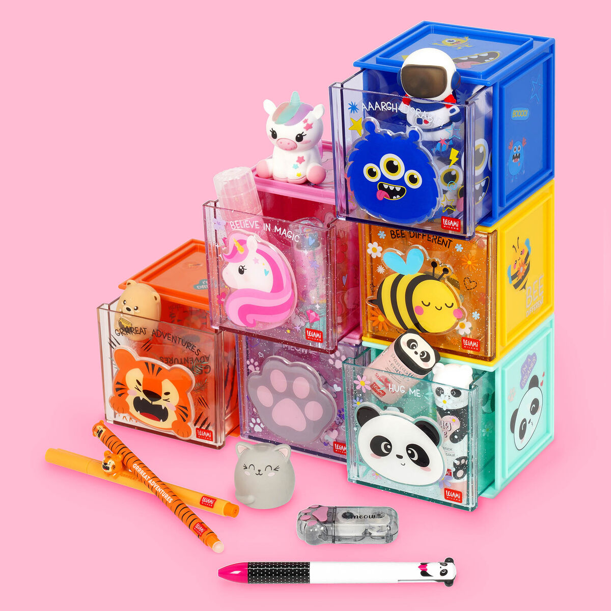 Boîte Empilable de Bureau - Cutie Cube