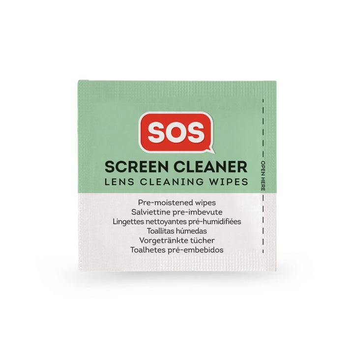 Lingettes Nettoiantes Pré-Humidifiées - SOS Screen Cleaner