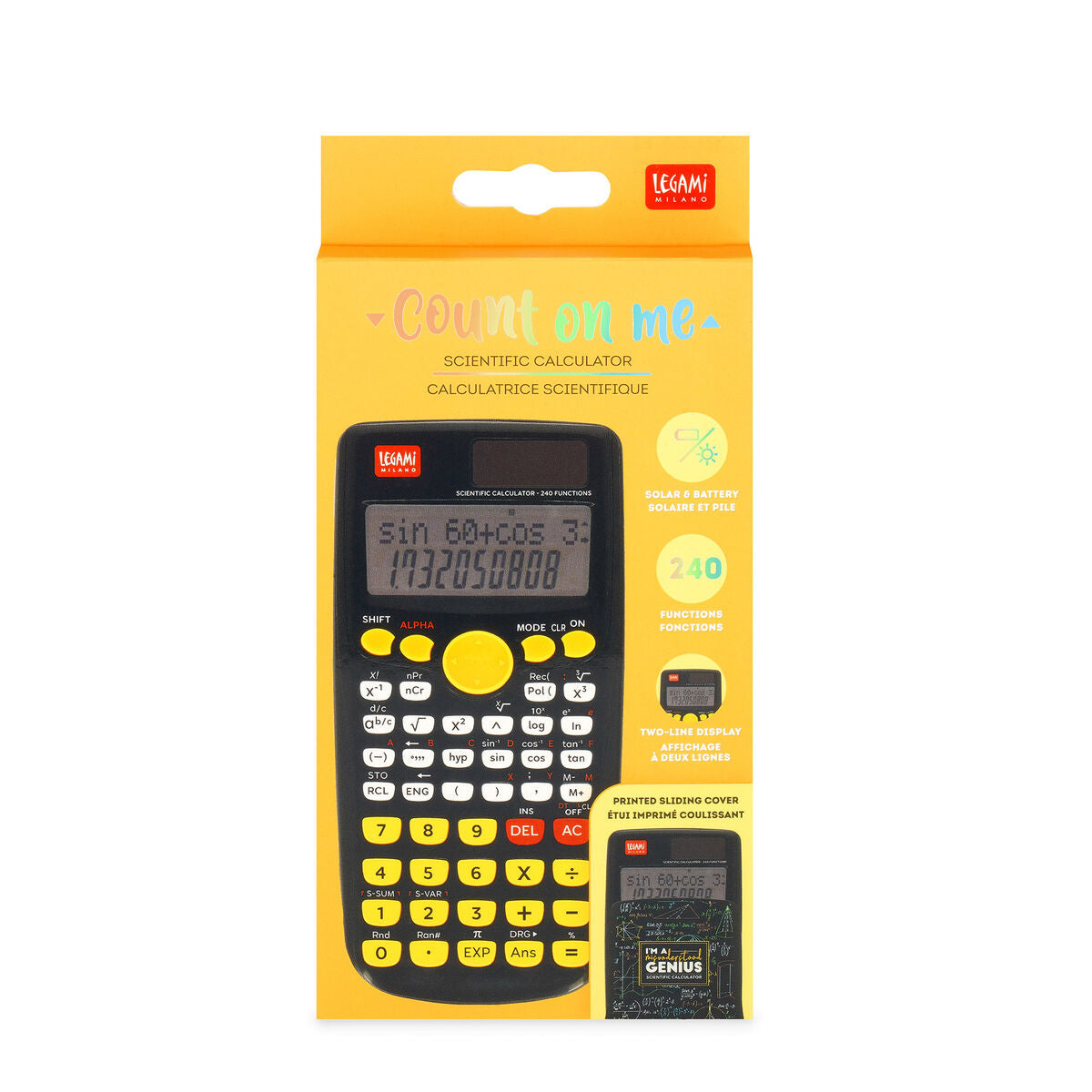 Calculatrice Scientifique Genius - Count on me
