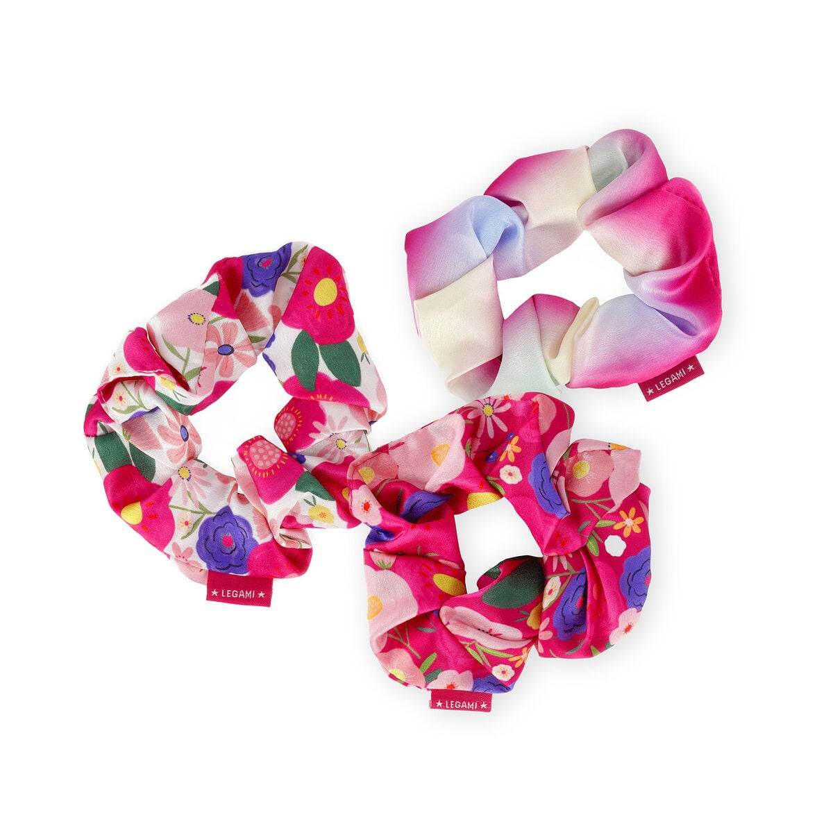 Set de 3 Chouchous pour Cheveux Flowers - Hair We Are!
