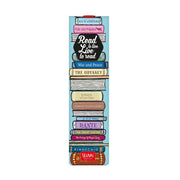 Marque-page Illustré avec Élastique - Book Lover, Read to Live - Bookmark