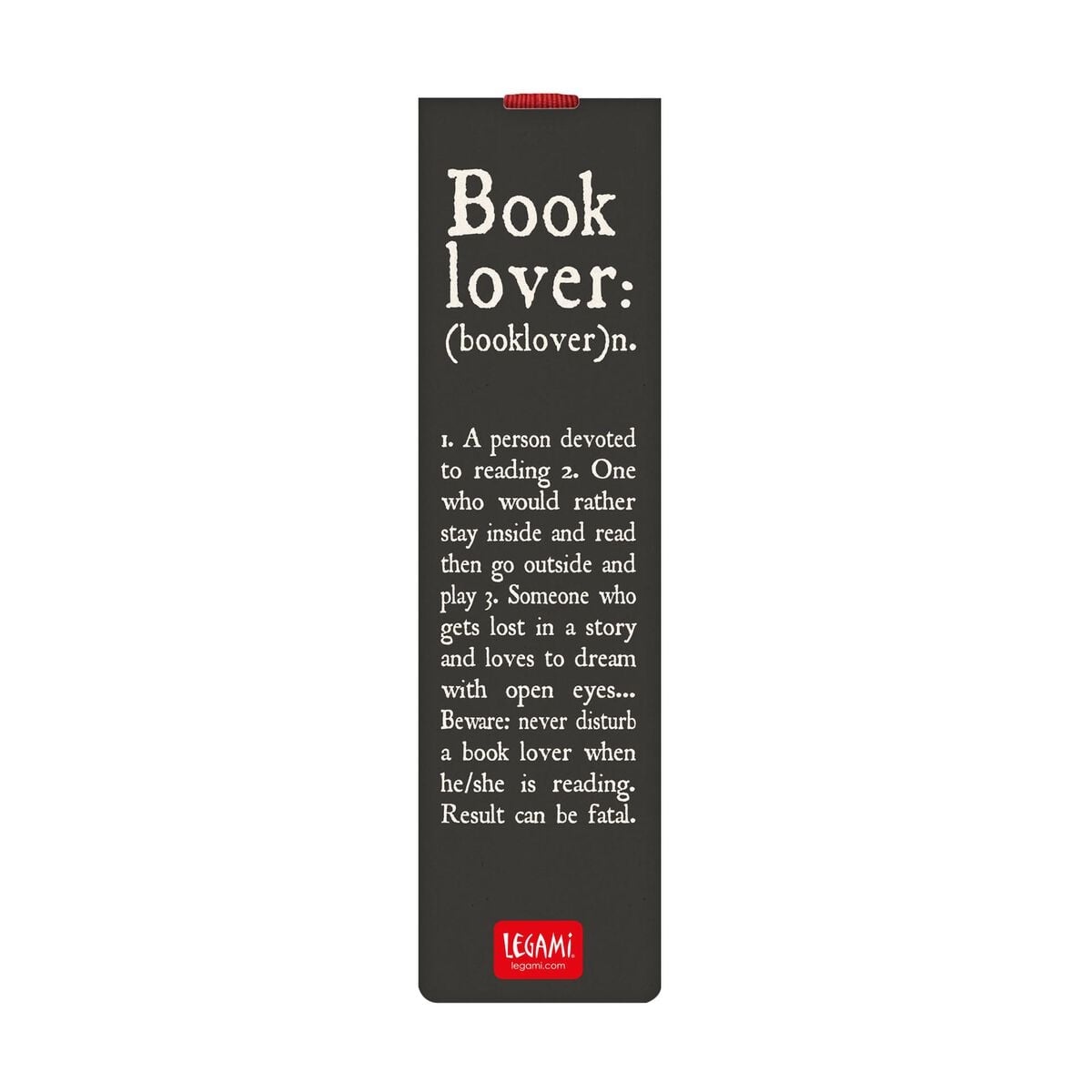 Marque-page Illustré avec Élastique - Book Lover, Read to Live - Bookmark