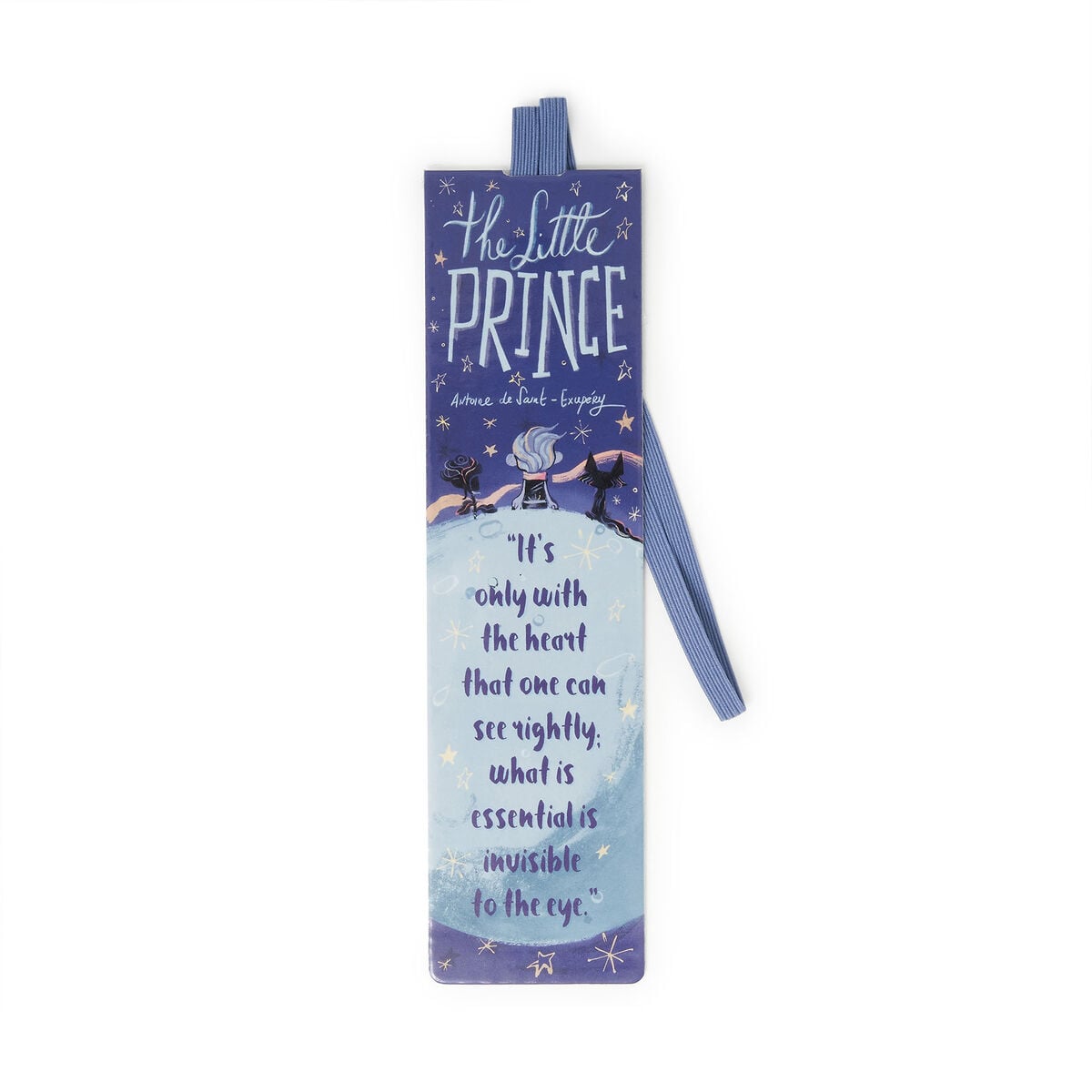 Marque-page Illustré avec Élastique - Little Prince - Signet
