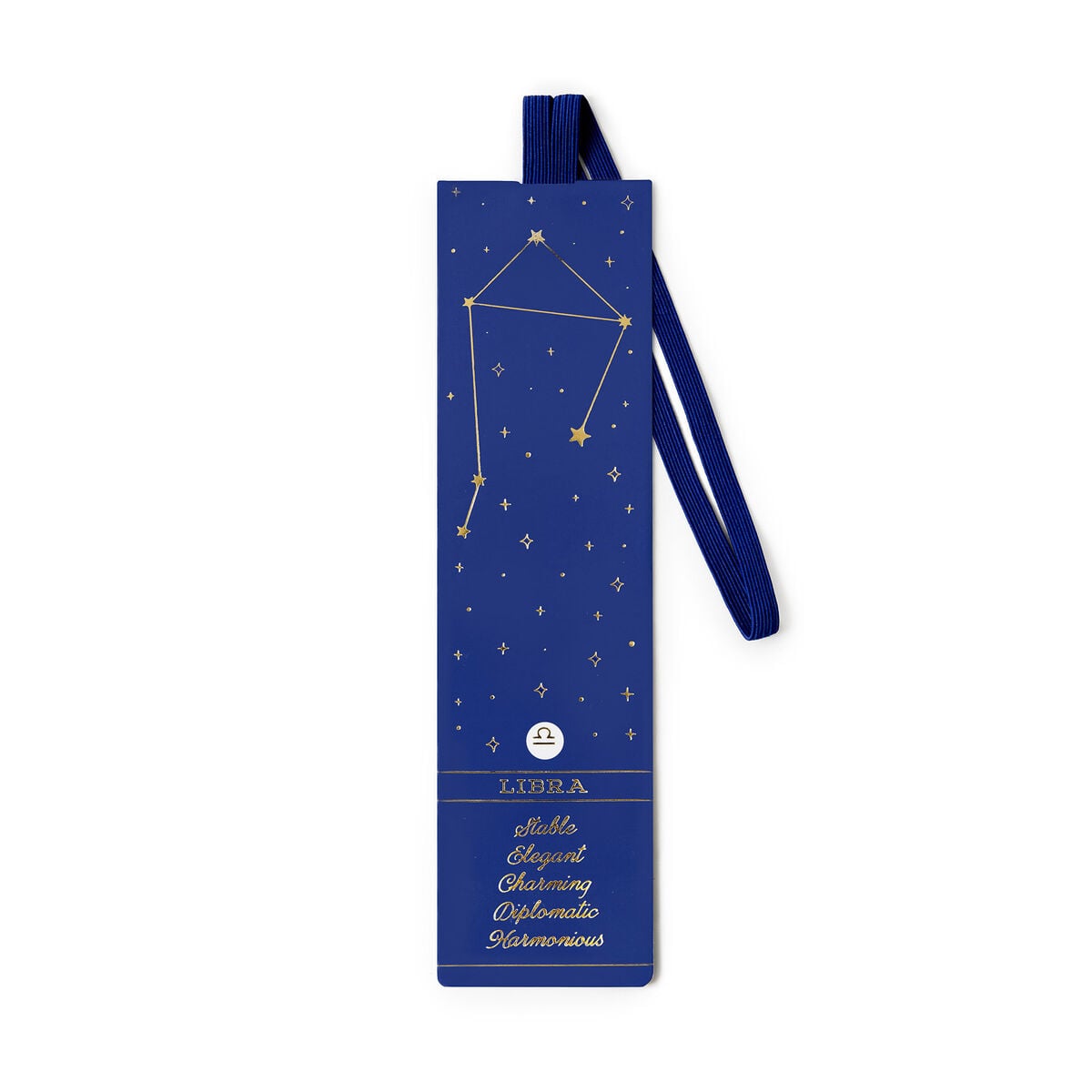 Marque-page Illustré avec Élastique - Libra - Signet