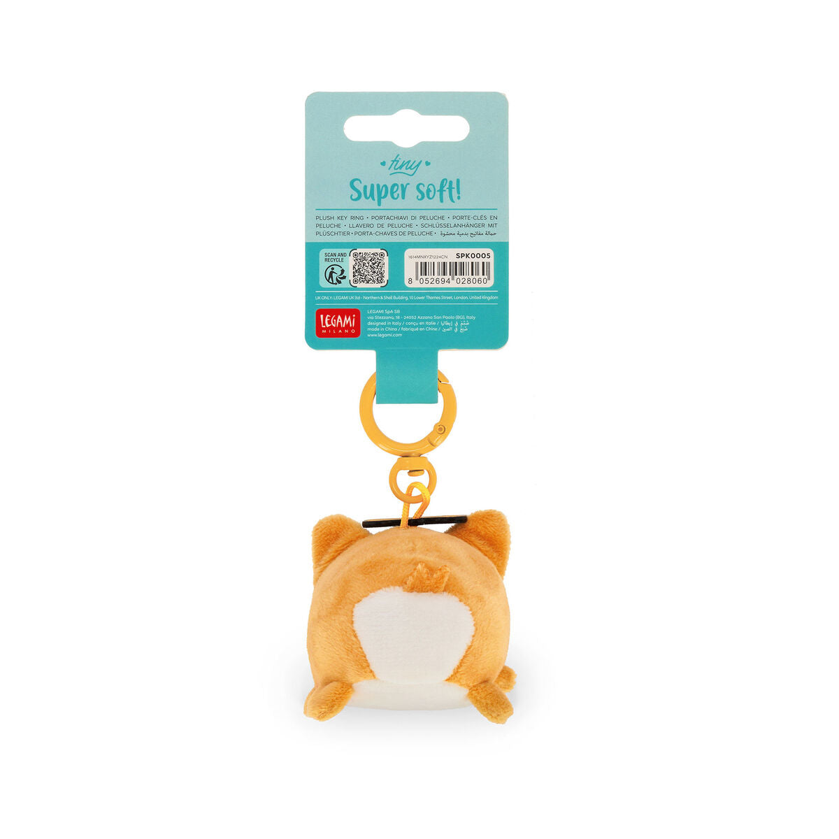 Porte-clés en Peluche Corgi - Tiny Super Soft!