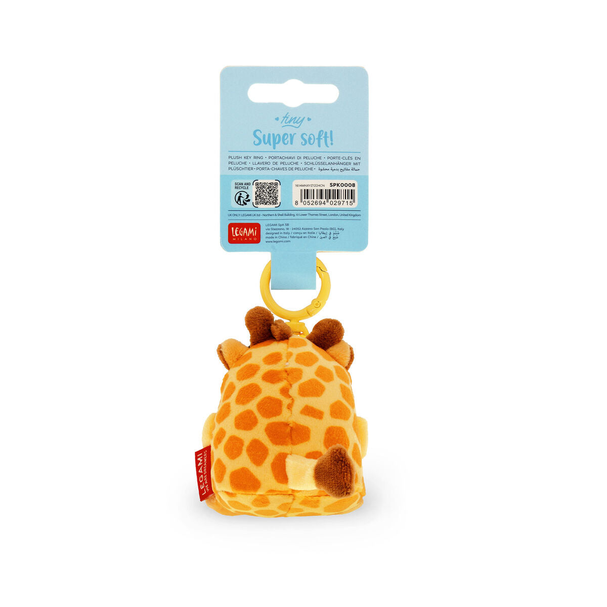 Porte-clés en Peluche Giraffe - Tiny Super Soft!