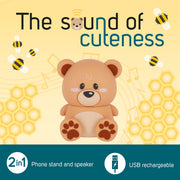 Enceinte Sans Fil avec Support Smartphone Teddy Bear - The Sound of Cuteness