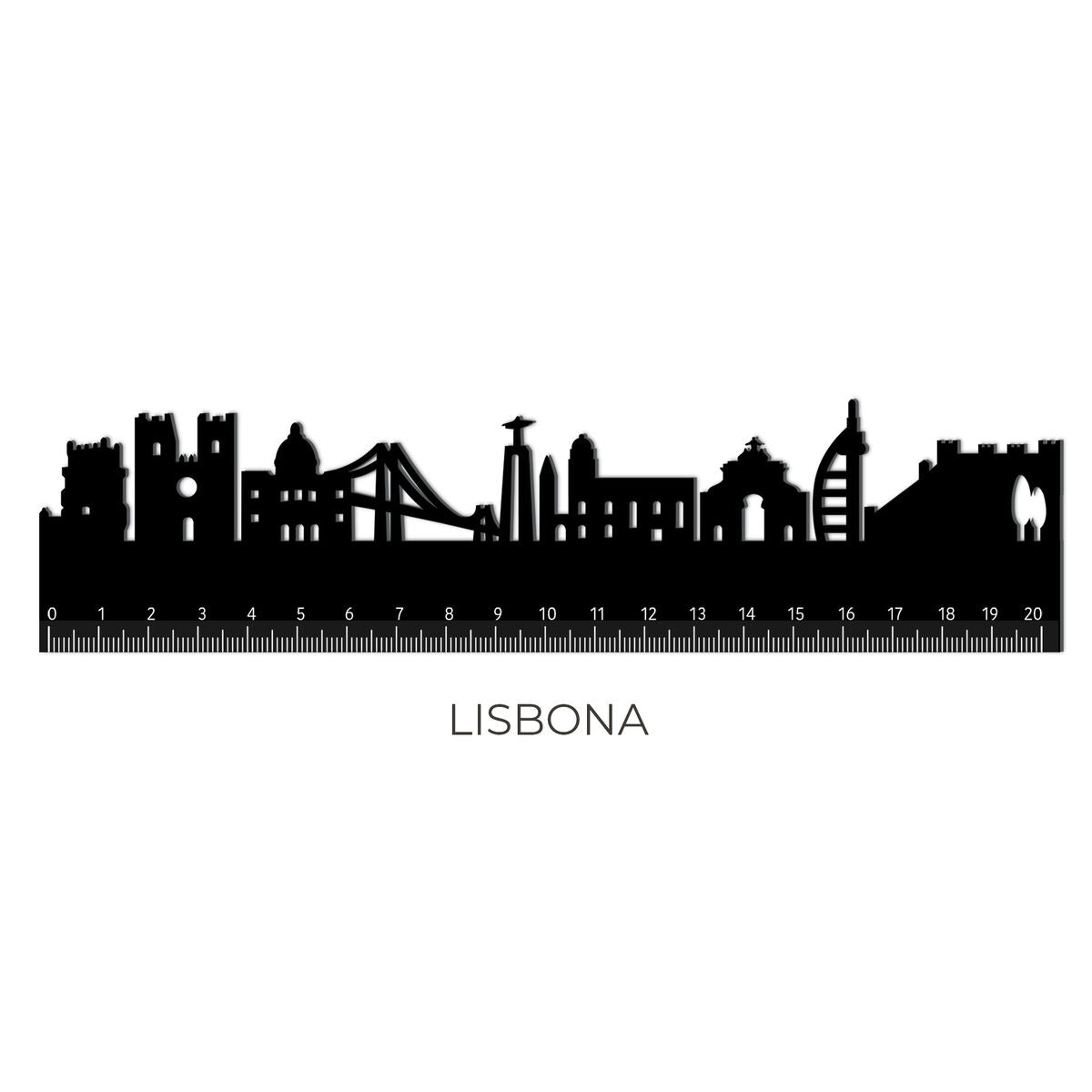 Règle avec Ligne d'Horizon de Lisboa - Suivre The Skyline