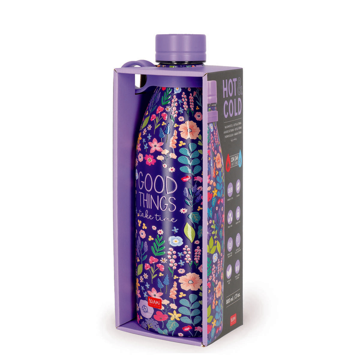 Gourde thermique 800 ml - Flowers - Hot & Cold