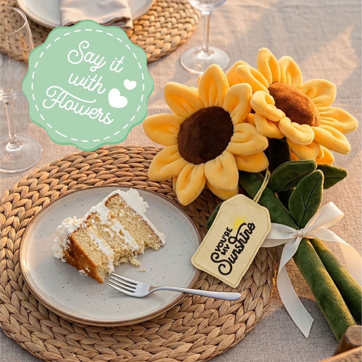 Bouquet de Peluches - Say it with Flowers - Sunflower