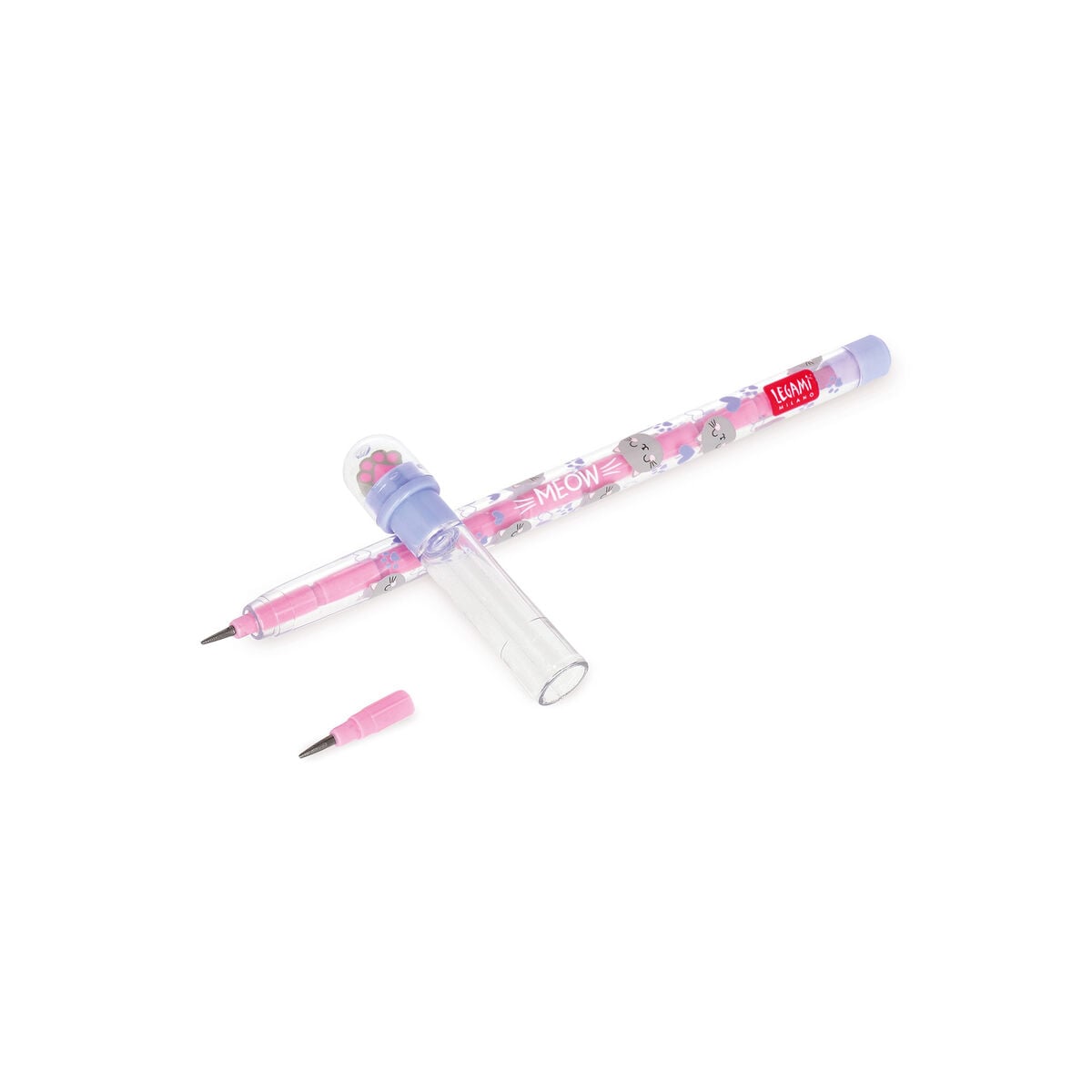 Crayons Empilables avec Gomme Kitty - Take a Tip