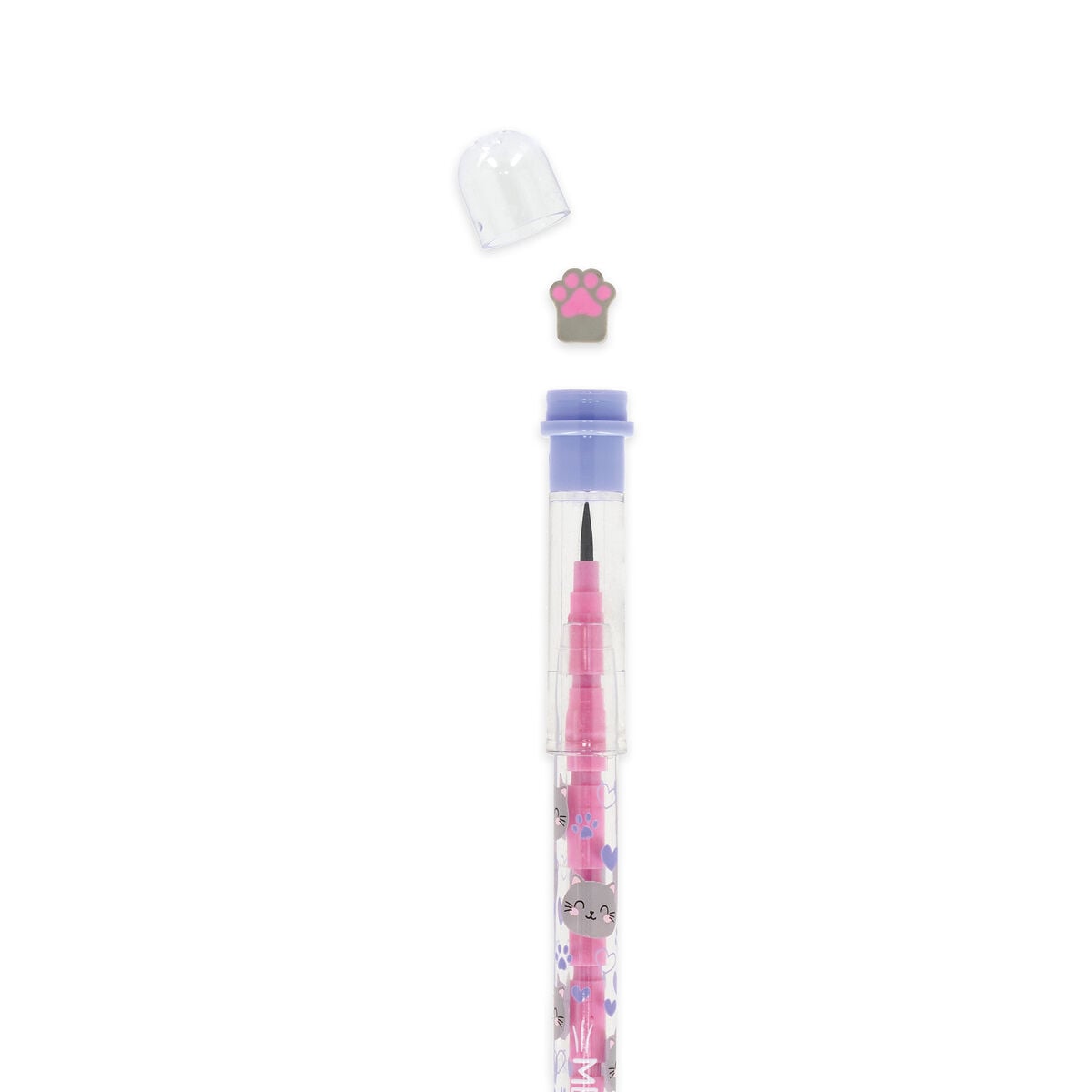 Crayons Empilables avec Gomme Kitty - Take a Tip