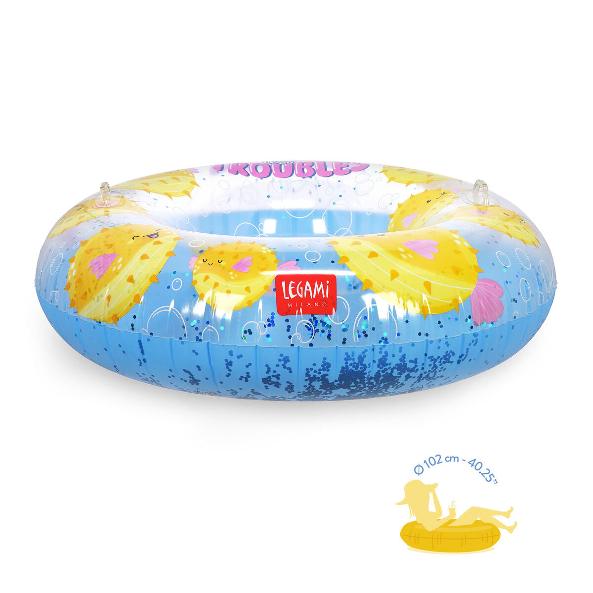 Maxi Bouée Gonflable Pufferfish - Maxi Pool Ring