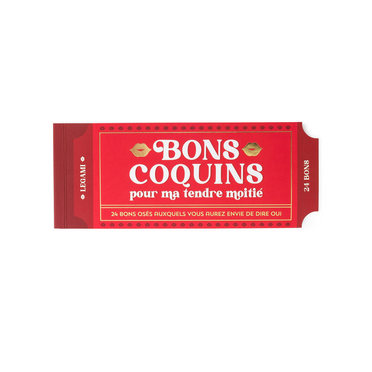 Carnet de 24 Bons Coquins - English - Bons cadeaux