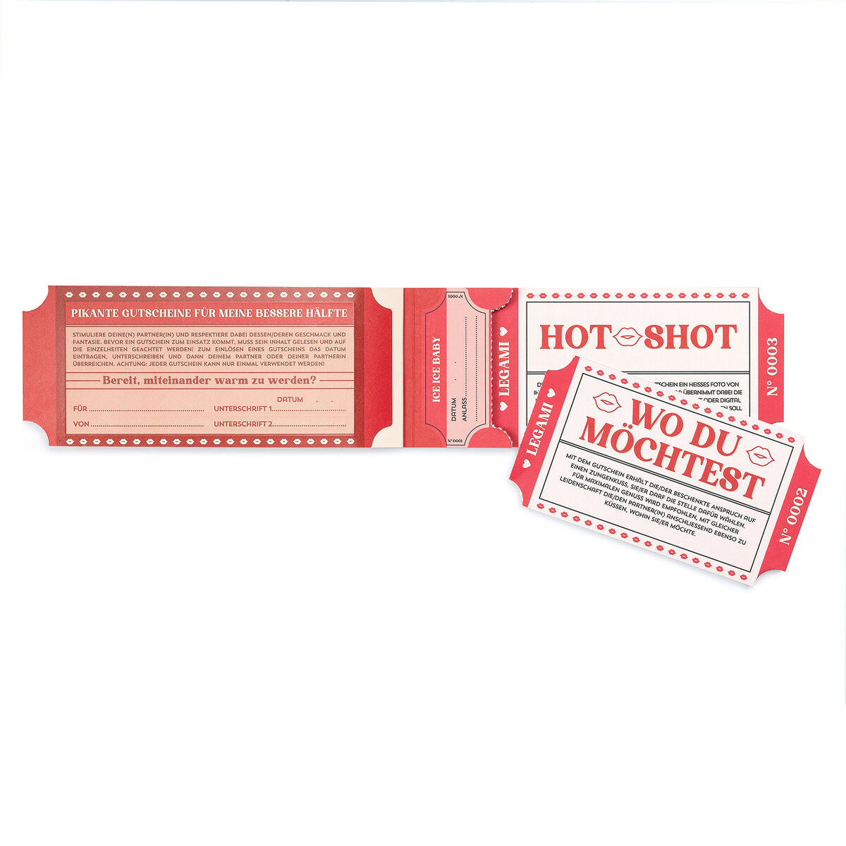 Carnet de 24 Bons Coquins - Allemand - Gift Vouchers