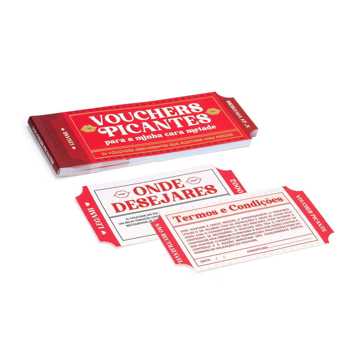 Carnet de 24 Bons Coquins - Portugais - Gift Vouchers