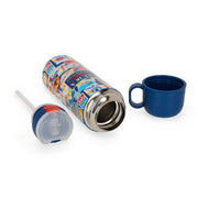 Gourde Thermique avec Tasse - Hot & Cold - Travel Stickers