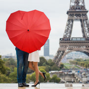 Parapluie en Forme de Cœur - Rouge - I Love You Umbrella