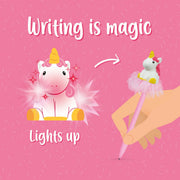 Stylo à Bille Lumineux - Unicorn - Writing is Magic