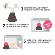 Volcan Nettoyant pour Micro-ondes - Microwave Cleaner