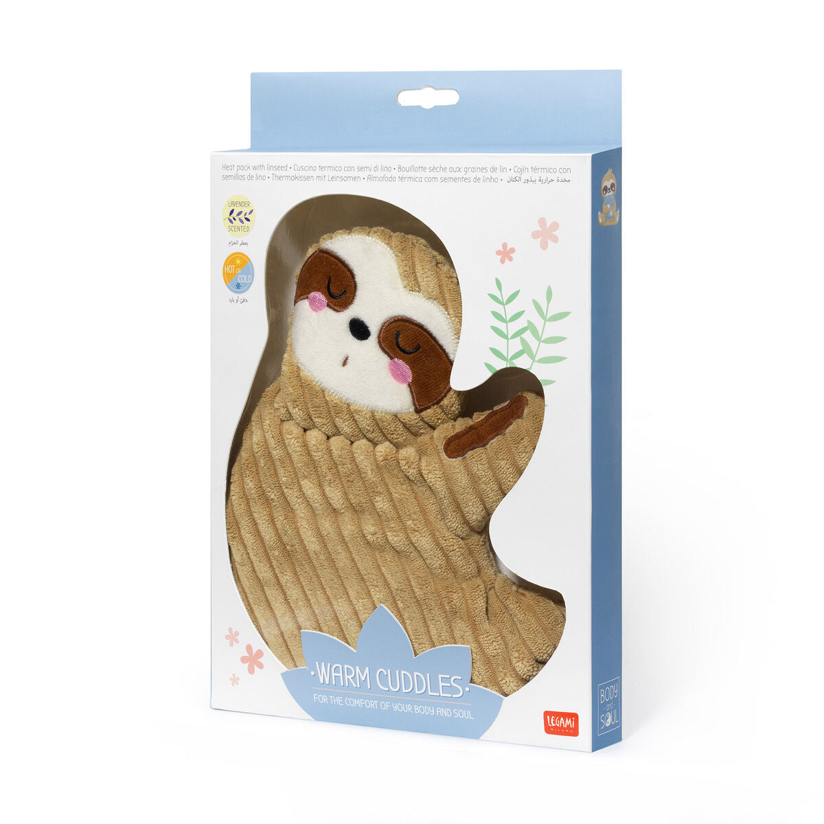 Bouillotte Sèche aux Graines de Lin - Sloth - Warm Cuddles