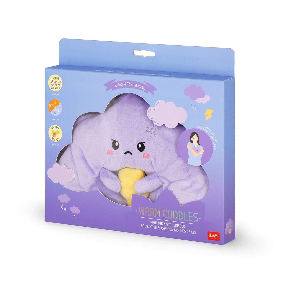 Bouillotte Sèche aux Graines de Lin - Cloud - Warm Cuddles