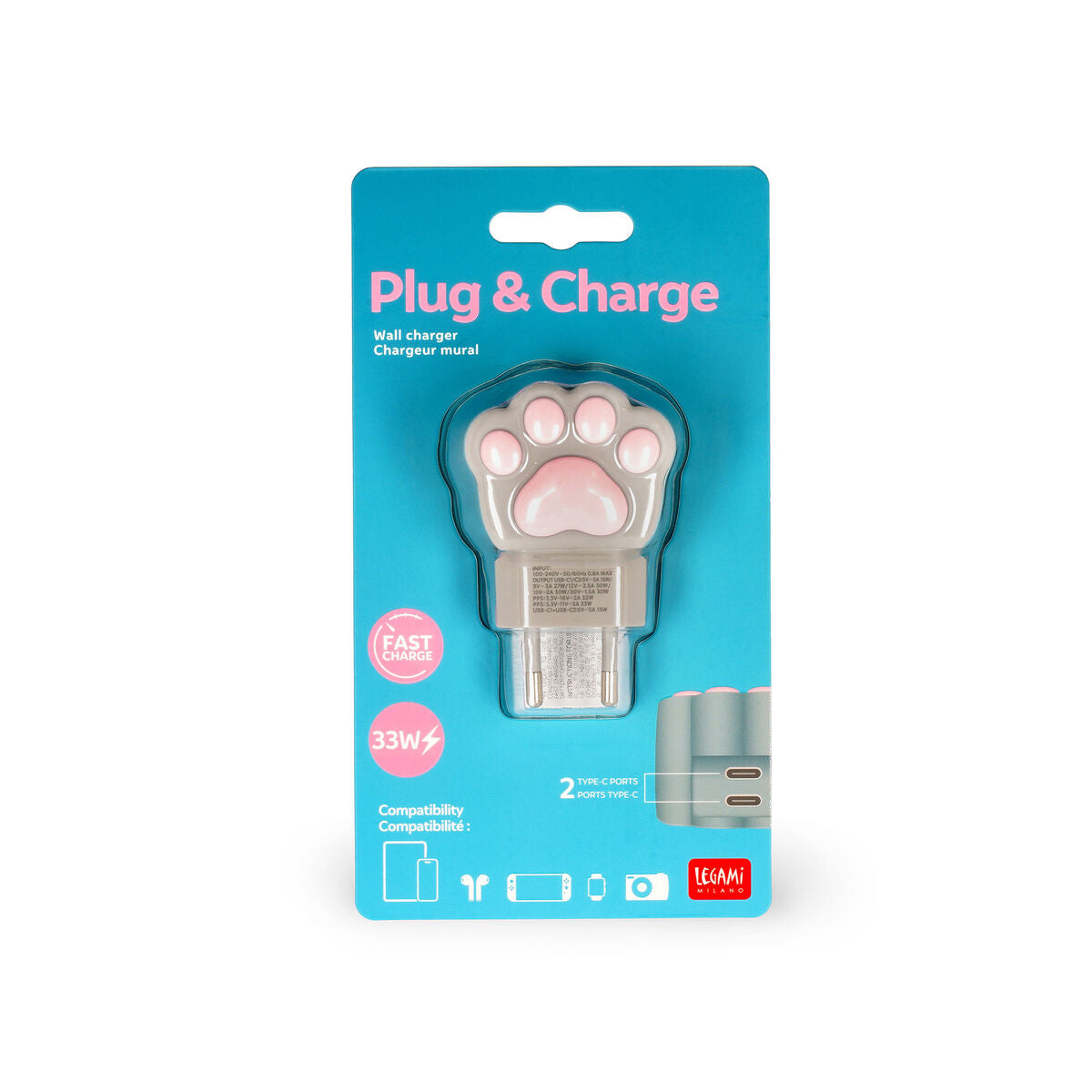 Chargeur Mural - Kitty - Wall Charger