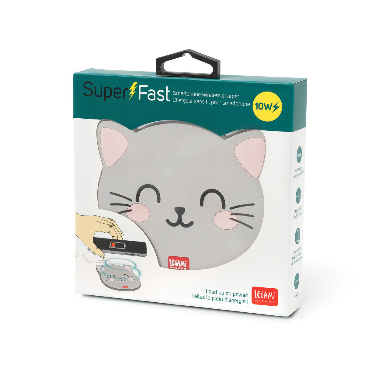 Chargeur Sans Fil Pour Smartphone Kitty - Super Fast